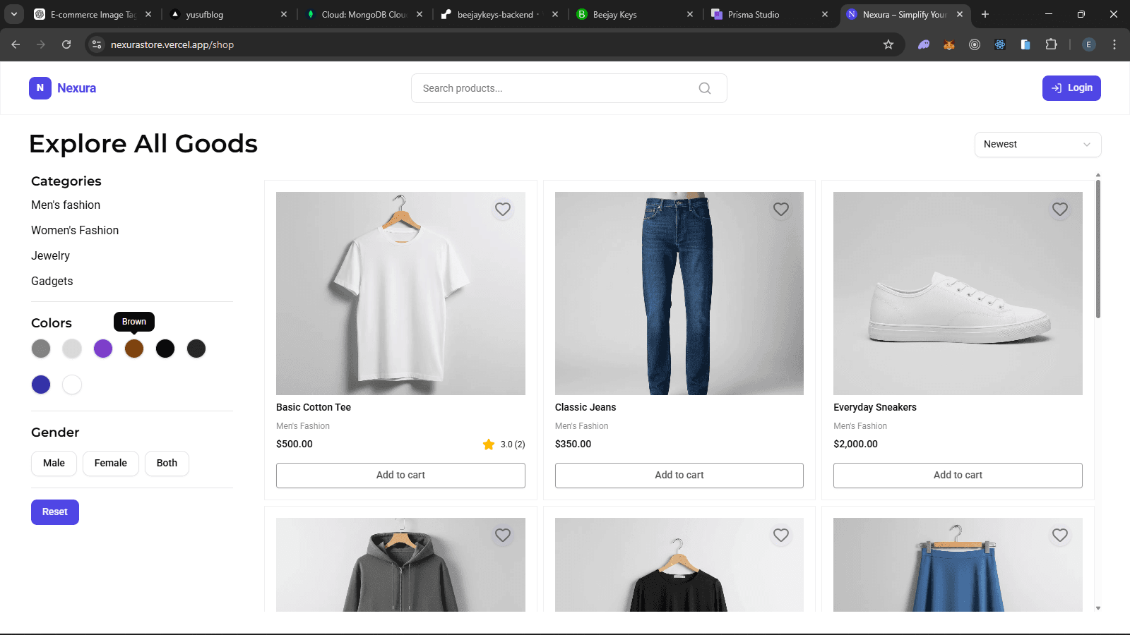 Nexura Store